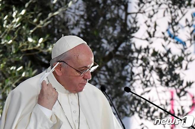(로마 AFP=뉴스1) 프란치스코 교황. ⓒ AFP=뉴스1