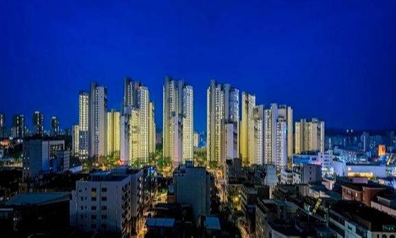 서울 강동구 래미안 솔베뉴 전경. 래미안 홈페이지 캡처