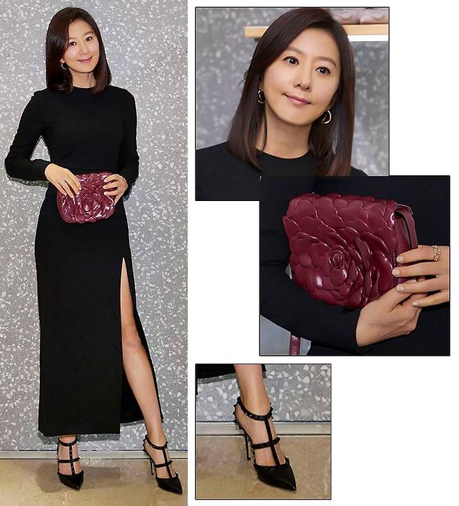 배우 김희애/사진제공=발렌티노, 편집=이은 기자