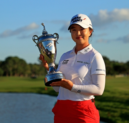 2020년 미국여자프로골프(LPGA) 투어 펠리컨 위민스 챔피언십 골프대회 우승을 차지한 김세영 프로. 사진제공=Getty Images