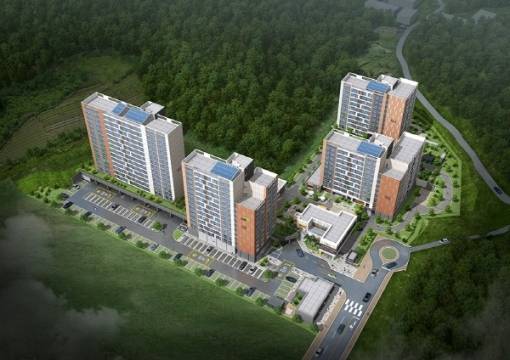 한국토지주택공사가 공급하는 신혼부부 대상 '고양덕은 A1블록' 국민임대주택 조감도.