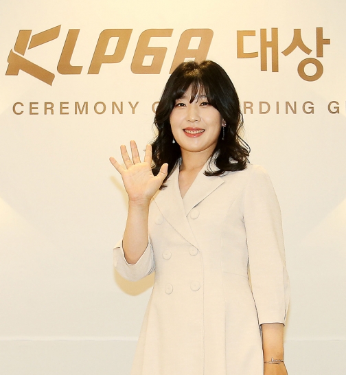 2020년 한국여자프로골프(KLPGA) 투어 대상 시상식에 참가한 김지현2 프로. 사진제공=KLPGA