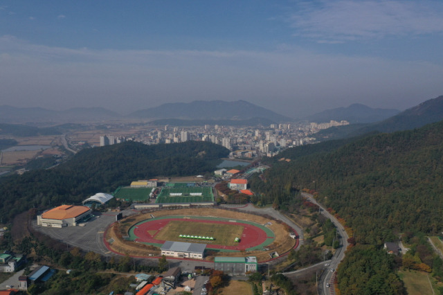 ▲해남 우슬경기장 전경 ⓒ해남군