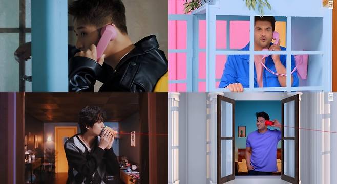 ▲ B1A4 '영화처럼' 뮤직비디오(왼쪽)와 B1A4를 표절한 인도 가수의 '숀나 숀나' 뮤직비디오. 출처| 각 뮤직비디오 캡처