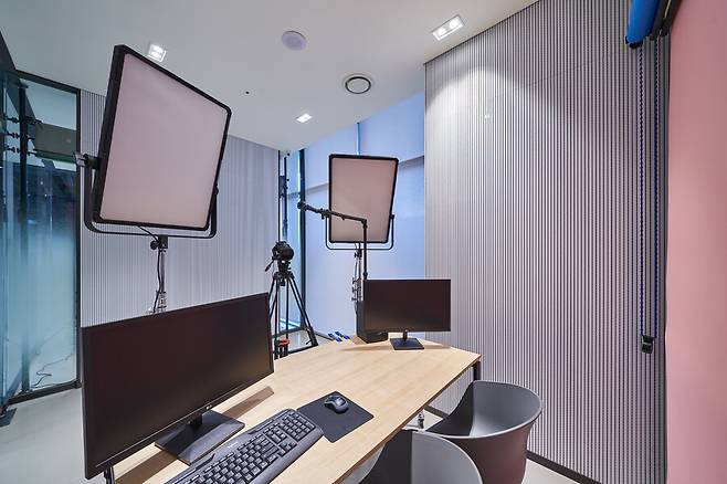 경주 블루원리조트가 스타트업 창업자들에게 제공하는 스튜디오. 사진 블루원리조트 제공