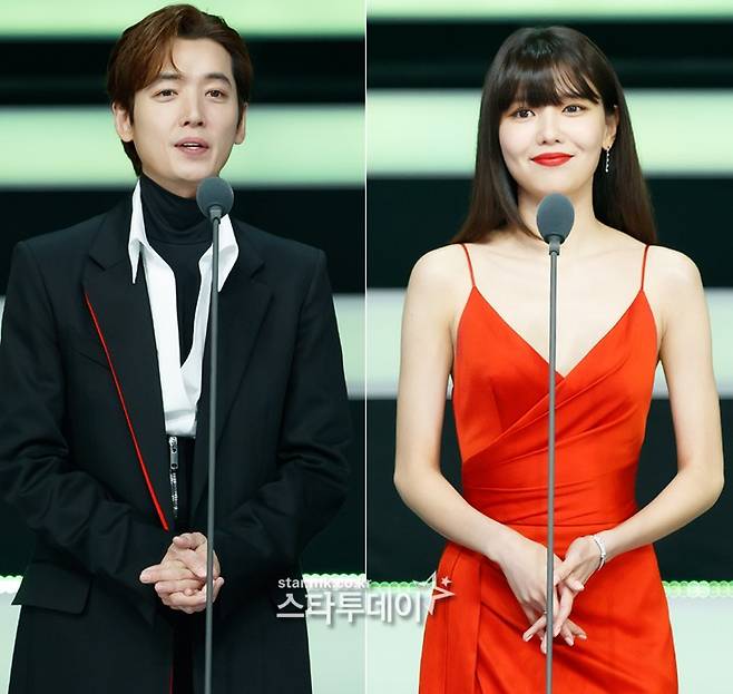 2020 MAMA에 참석한 배우 정경호와 수영.