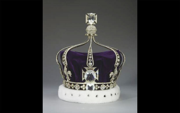 코이누르 다이아몬드가 장식된 영국 왕비의 왕관./영국 로열 컬렉션 트러스트 홈페이지