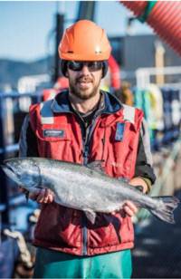 뉴질랜드 남극해에서 잡힌 킹 연어｜롯데백화점 제공