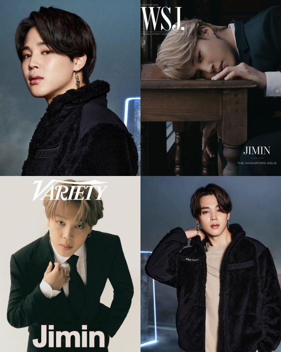 방탄소년단 지민(BTS JIMIN) /사진=WSJ Magazine, VARIETY, FILA