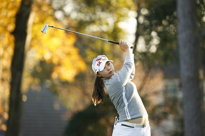 김지영의 경기 모습. [미국골프협회(USGA) 제공. 재판매 및 DB 금지]