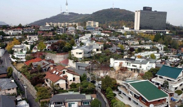 서울 용산구 한남동 이명희 회장 자택. [헤럴드경제DB]