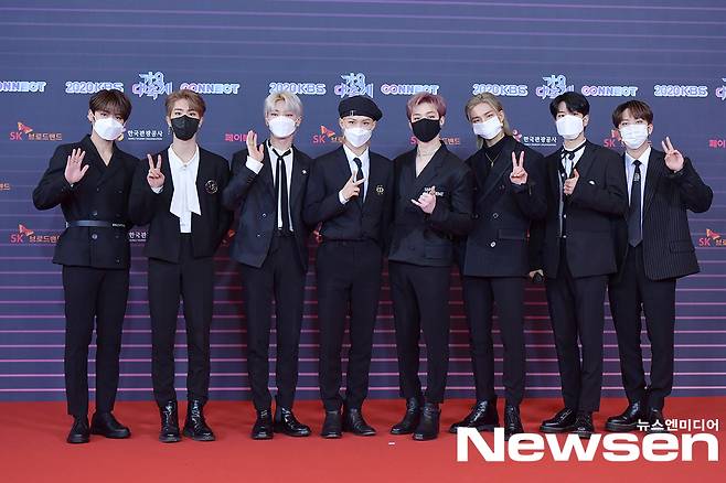 The 2020 KBS Music Festival photowall event was held in the aftermath of COVID-19 at the Seoul Yeondeungpo District Yeouedo KBS Hall on the afternoon of December 18.Stray Kids attended the day.Photo courtesy of KBS