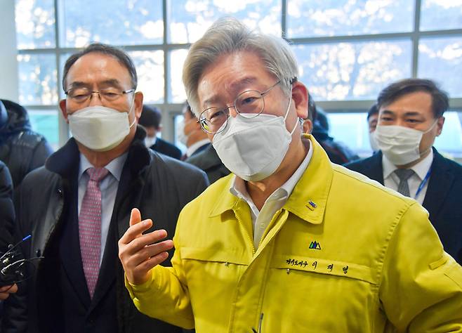 이재명 경기지사. 수원=연합뉴스