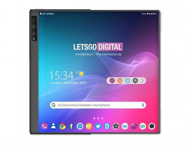 LG전자 롤러블폰 예상 이미지 [출처=렛츠고디지털]