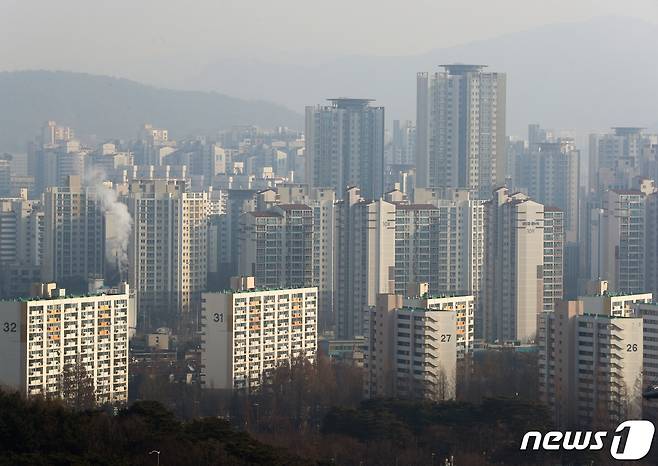 서울 마포구 아파트 단지의 모습. 2020.12.22/뉴스1 © News1 신웅수 기자