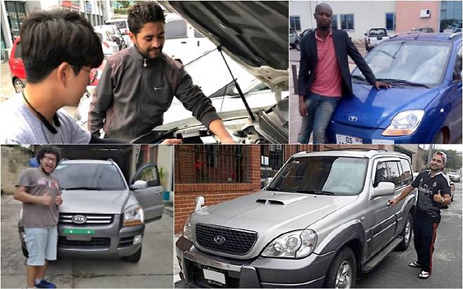 국내에서는 폐차될 위기에 처했던 낡은 자동차들이 해외에서 제2의 삶을 누리고 있다 [사진 제공 = 오토위니]