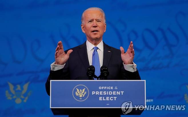 조 바이든 미국 대통령 당선인 [AP=연합뉴스]