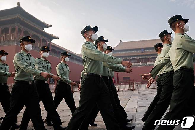 중국 인민해방군. © AFP=뉴스1