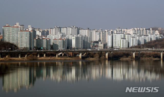 서울 시내 아파트.