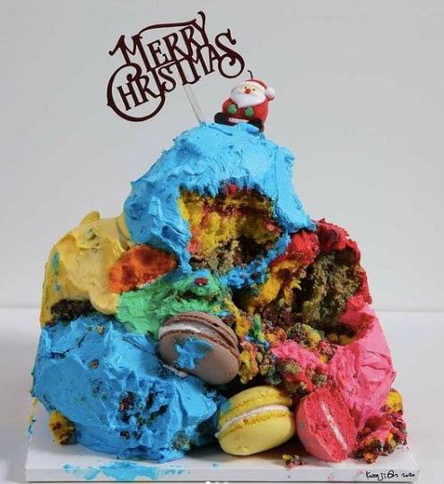 가수 솔비가 만든 케이크./사진=솔비 인스타그램