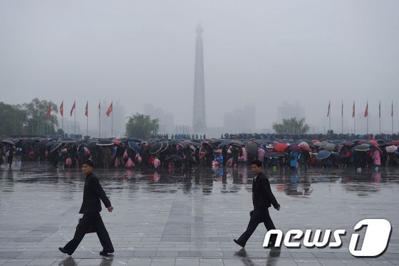 7차 당 대회 개최 당시 평양./2016.5.6© AFP=뉴스1 © News1 이주성 기자