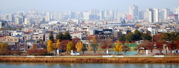 대구 수성구 아파트단지 일대. /연합뉴스