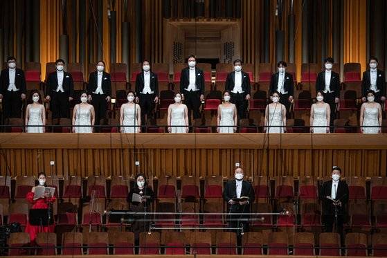 지난달 20일 유튜브 중계한 ‘합창’ 공연. [사진 서울시향]