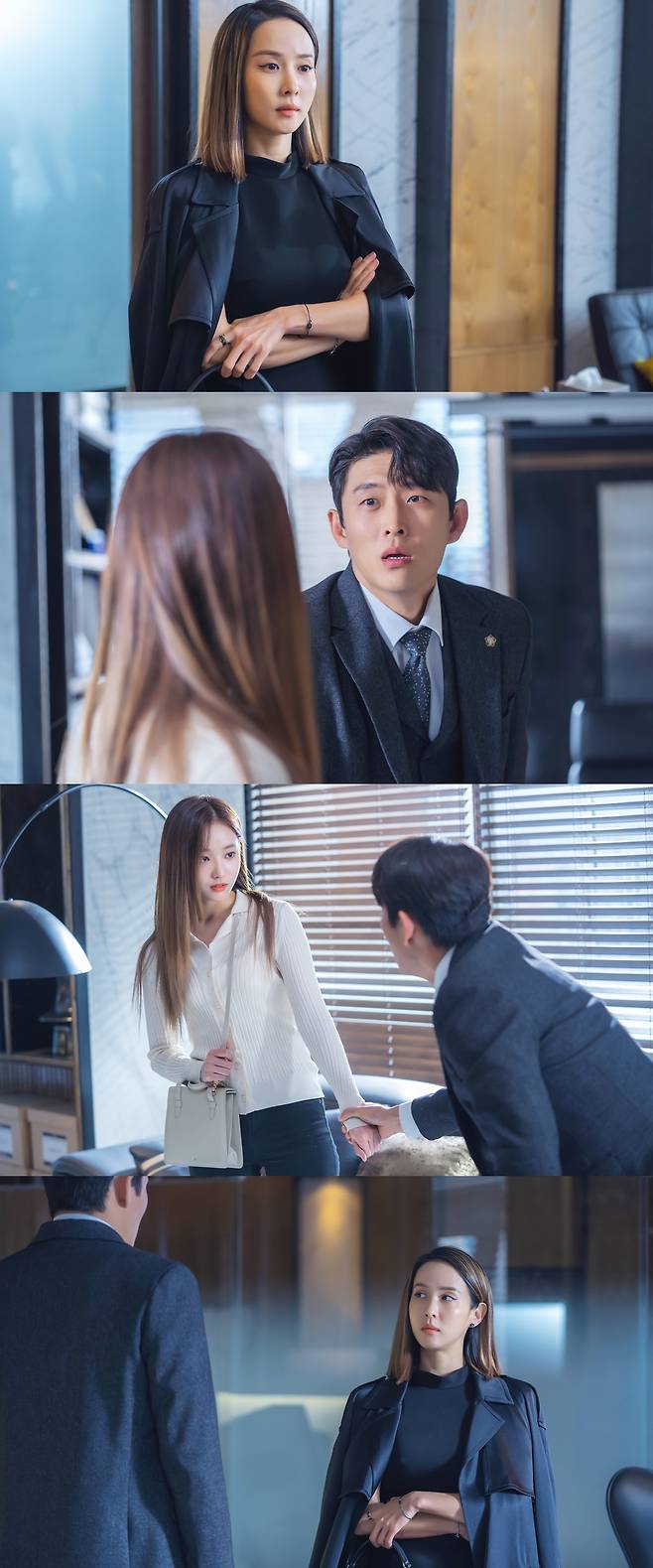 ‘바람피면 죽는다’ 조여정이 고준 사무실에 기습 방문한다.사진=KBS 제공