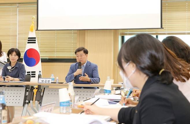 2020년 8월 12일 광명시-경기도광명교육지원청 혁신교육지구 신즌3 추진을 위한 합의서 체결. / 사진제공=광명시