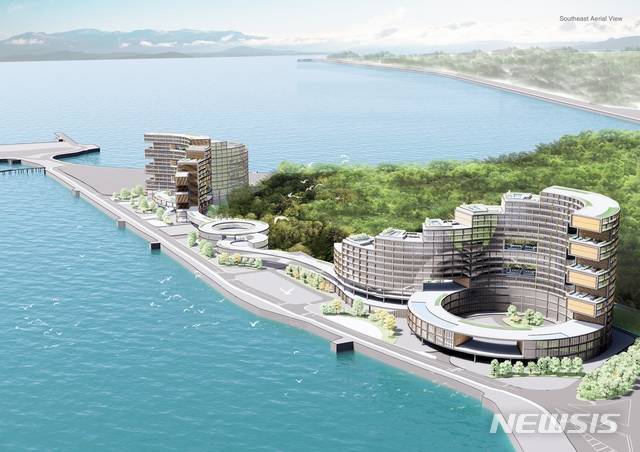 [서산=뉴시스]서산 간월도 관광지 개발 조감도