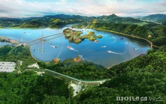 전북 임실군이 옥정호를 중심으로 수변개발을 한다. 사진=임실군 제공