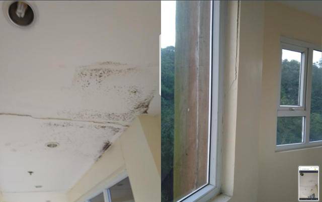 외국인들이 강제 격리된 필리핀 호텔의 실내 모습. 현지 방송 캡처