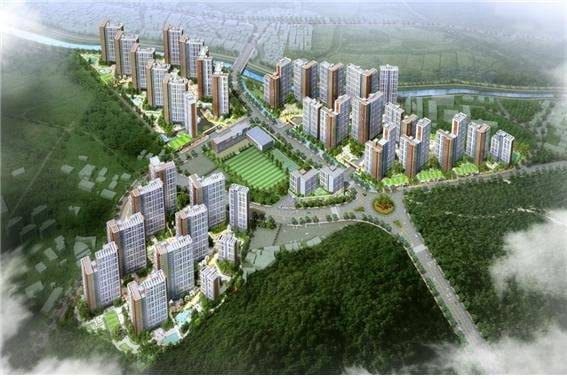 파주1-3구역 재개발 사업지 조감도. / 자료=무궁화신탁