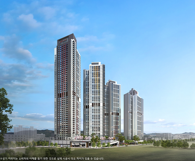 힐스테이트 대명 센트럴 투시도[사진 = 현대건설]