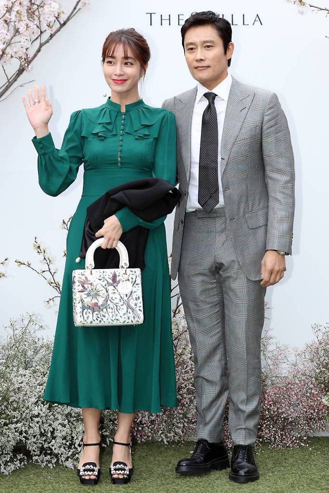 배우 이병헌, 이민정 부부 / 사진=이기범 기자 leekb@