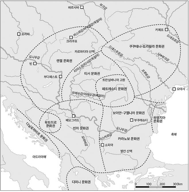도나우 문명의 지역 문화권 [돌베개 제공, 재판매 및 DB 금지]