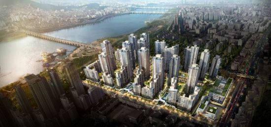 '래미안 원베일리(신반포3차·경남 재건축)' 조감도