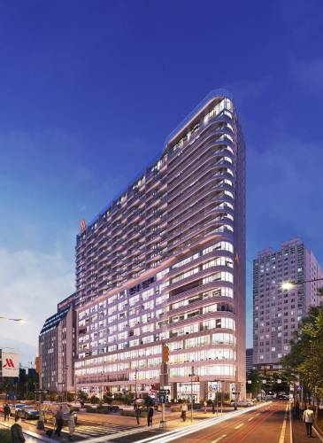 대구 메리어트 호텔 외관. 메리어트 호텔 제공