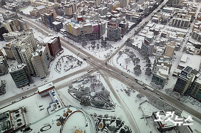8일 제주시 노형동 모습. 독자 제공