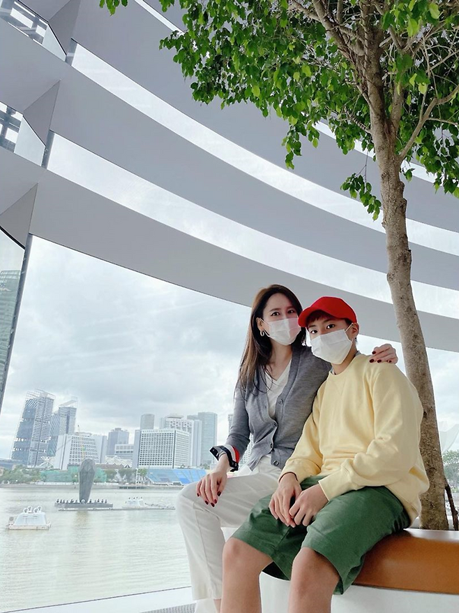 ▲ 이혜원(왼쪽)과 아들. 출처ㅣ이혜원 SNS