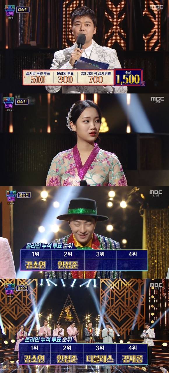 /사진= MBC 예능 '트로트의 민족' 방송 화면