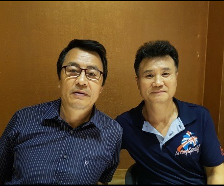 79년 킹스컵 국가대표 곽동성과 세계 군인선수권 은메달 김완수(우측)