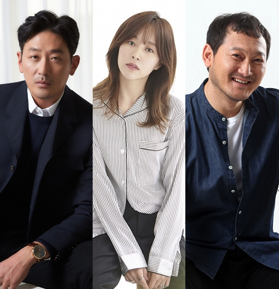 하정우와 유다인, 정만식이 카카오M의 첫 영화 '야행'에서 호흡을 맞춘다.