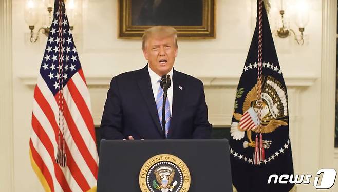 도널드 트럼프 미국 대통령 - 트위터 영상 갈무리