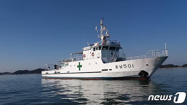 충남도는 병원선 건조를 위해 120여억 원(설계비 제외)을 투입, 올 하반기 착공해 내년 말 준공한다는 계획이다.(충남도 제공)© 뉴스1