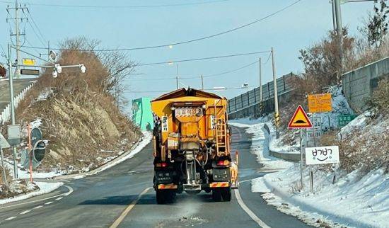 무안군 제설 차량 / ⓒ 아시아경제