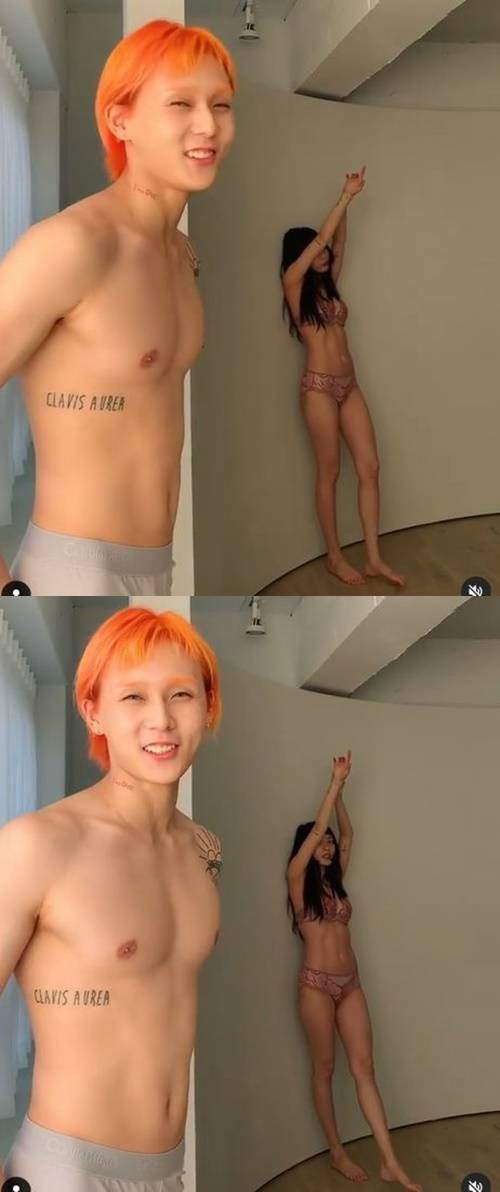 가수 현아와 던이 과감한 매력을 자랑했다. 사진=현아 인스타그램