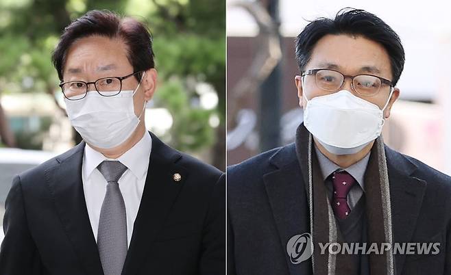 박범계 법무부 장관 후보자(왼쪽), 김진욱 공수처장 후보자 [연합뉴스 자료사진]