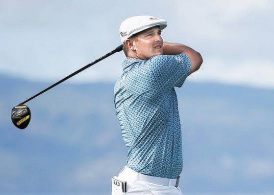 새해에도 장타력을 과시한 디섐보. 올해 목표는 볼 스피드 키우기다. [AFP=연합뉴스]