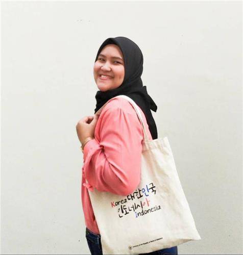 반크 '글로벌 한국 홍보대사' 프로젝트에 참여한 미타 아난다유 씨 [반크 제공]